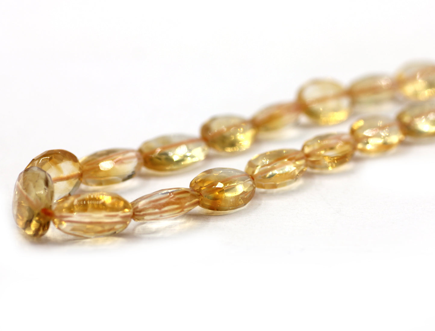Citrine Oval Fac Beads,Faceted Beads