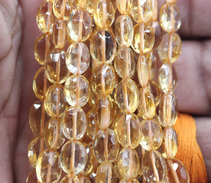 Citrine Oval Fac Beads,Faceted Beads