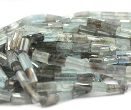 Mos Aquamarine Faceted Tube Beads,Faceted Beads