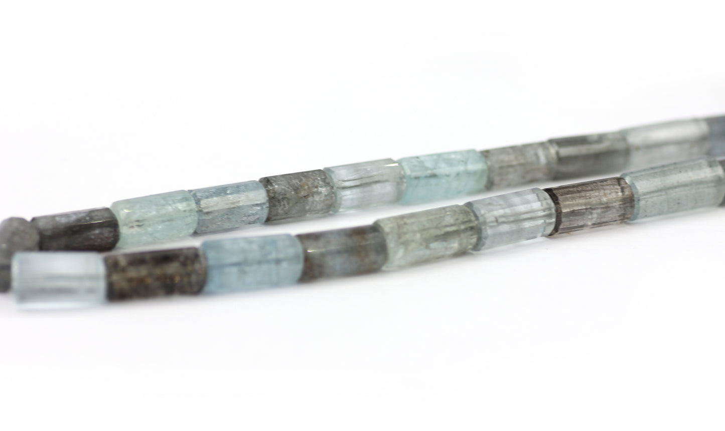 Mos Aquamarine Faceted Tube Beads,Faceted Beads
