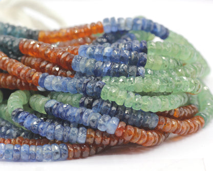 Multi Kyanite Faceted Beads,Faceted Beads