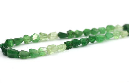 Tsavorite Faceted Nuggets Beads,Faceted Beads