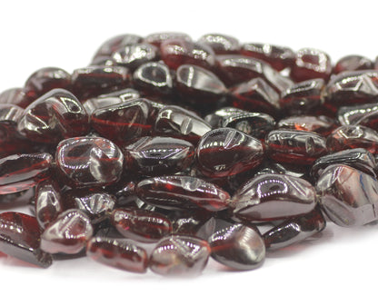 Garnet Smooth Nuggets Beads,Smooth Beads