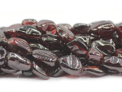 Garnet Smooth Nuggets Beads,Smooth Beads