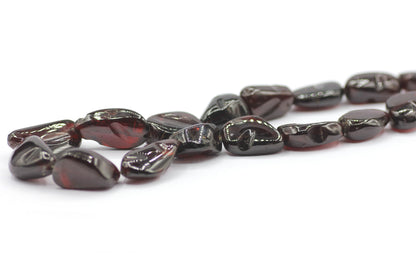 Garnet Smooth Nuggets Beads,Smooth Beads