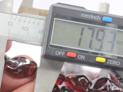 Garnet Smooth Nuggets Beads,Smooth Beads