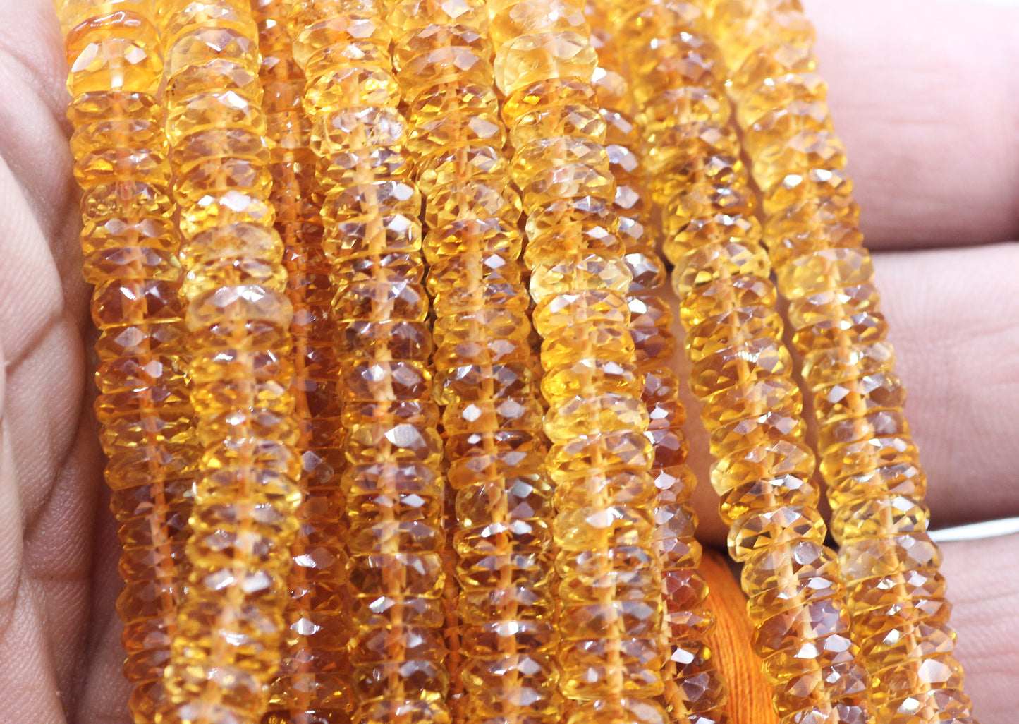 Citrine Faceted Beads,Faceted Beads
