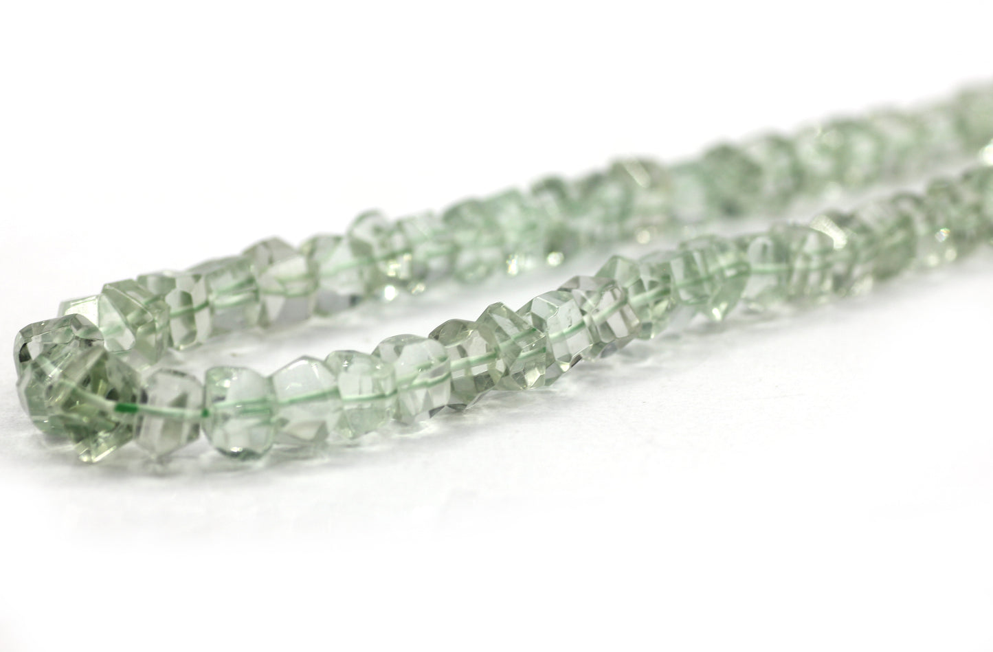 Green Amethyst Nugget Beads,Nugget Beads