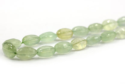 Prehnite Faceted Oval Beads, Faceted Beads
