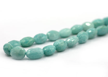 Amazonite Faceted Oval Beads, Faceted Beads