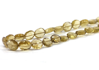 Whiskey Quartz Faceted Oval Beads, Faceted Beads