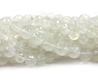Rainbow Moonstone Facetted Round Beads, Faceted Beads