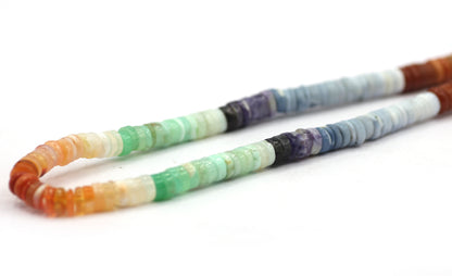 Multi Opal Smooth Wheel Beads,Smooth Beads