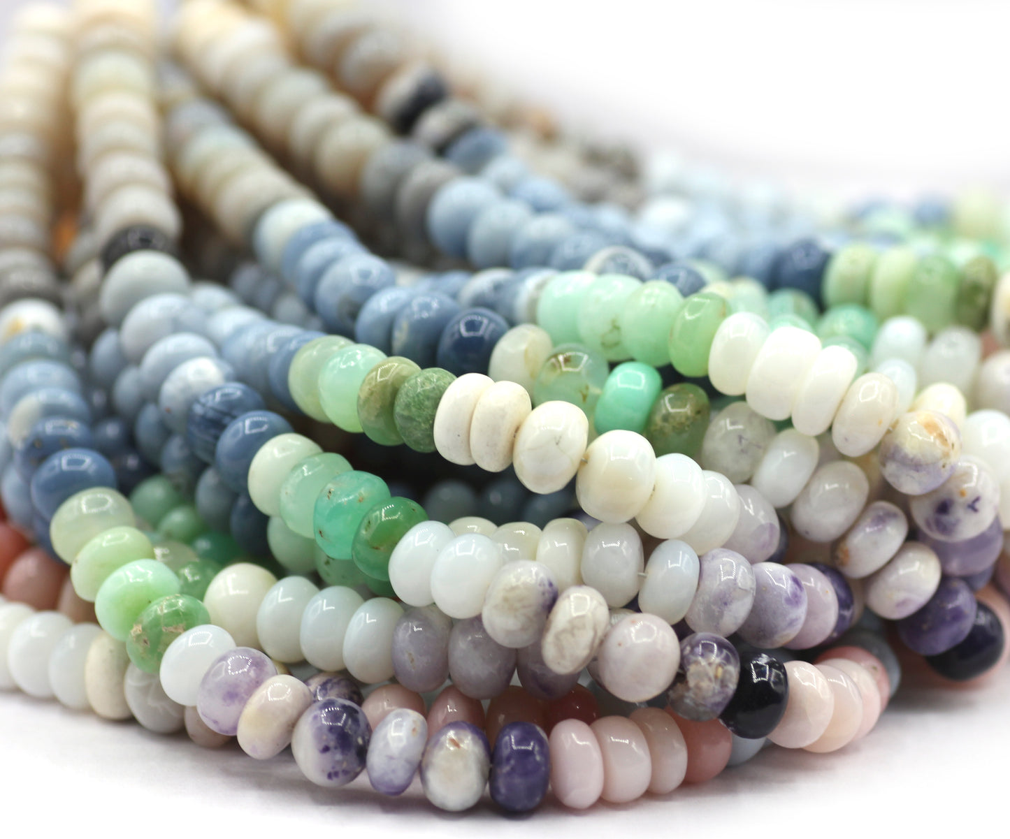 Multi Opal Smooth Beads,Smooth Beads