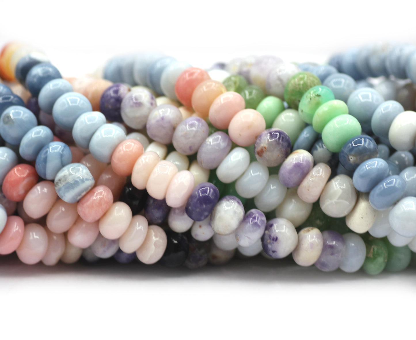 Multi Opal Smooth Beads,Smooth Beads