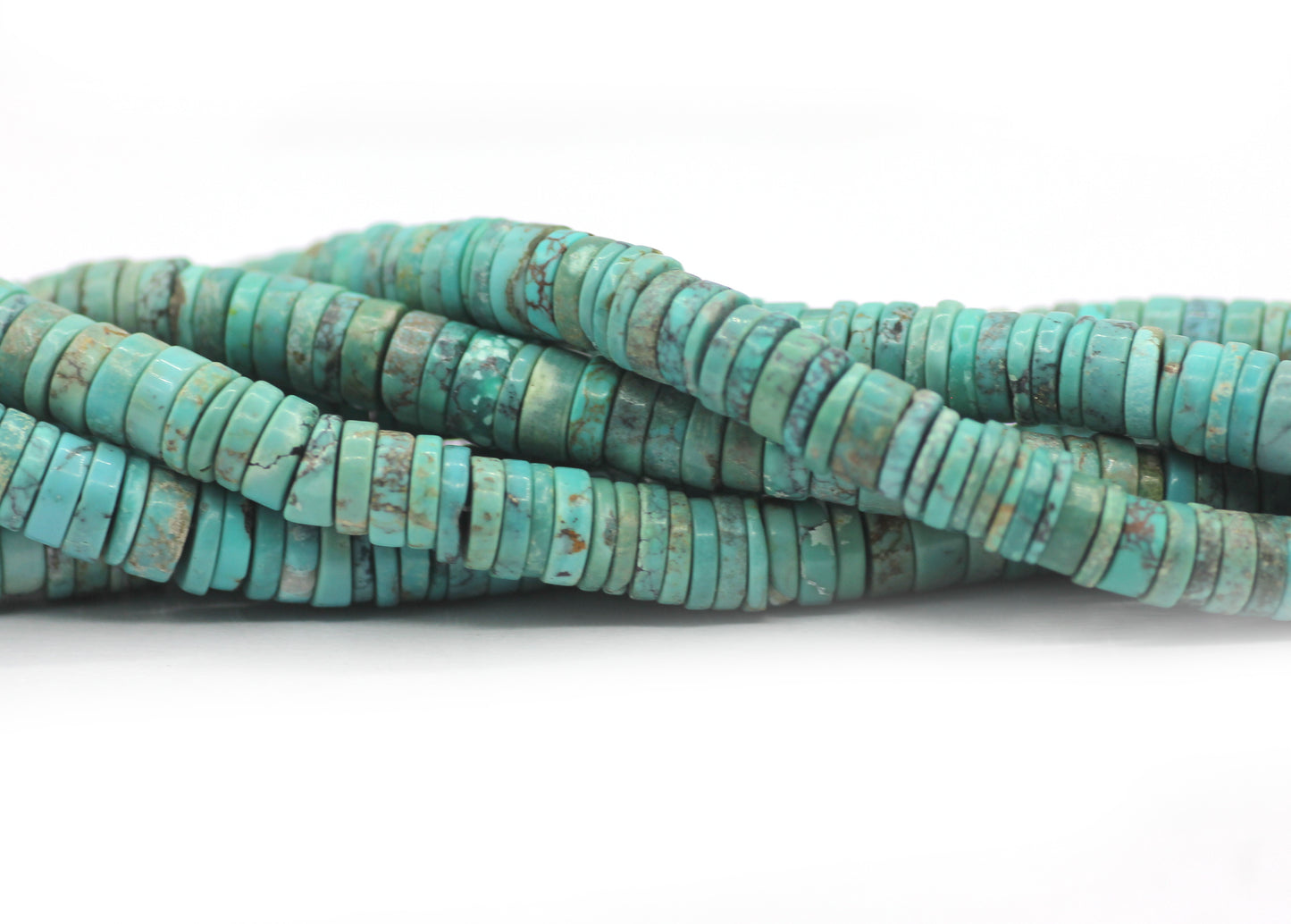 Sleeping Beauty Turquoise Smooth Wheel Beads,Smooth Beads
