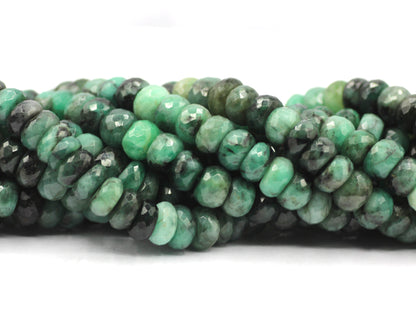 Emerald Faceted Beads, Faceted Beads