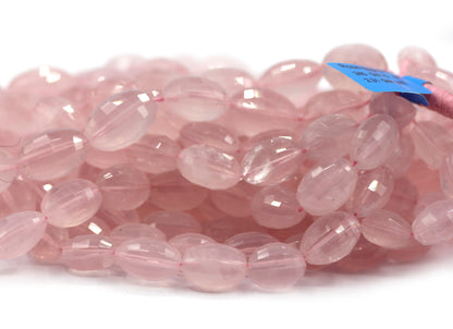 Rose Quartz Fac Beads ,Faceted Beads