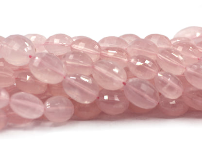 Rose Quartz Fac Beads ,Faceted Beads