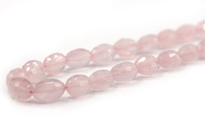 Rose Quartz Fac Beads ,Faceted Beads
