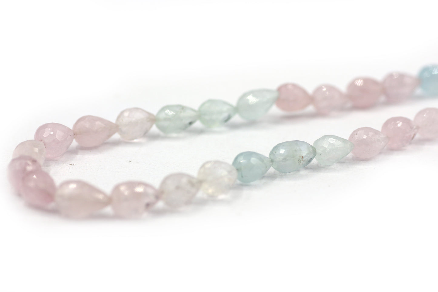 Aquamarine fac Drop Beads,Faceted Beads