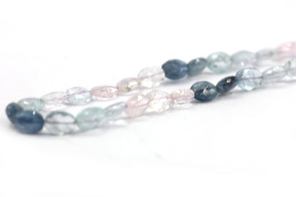 Aquamarine fac Oval Beads,Faceted Beads