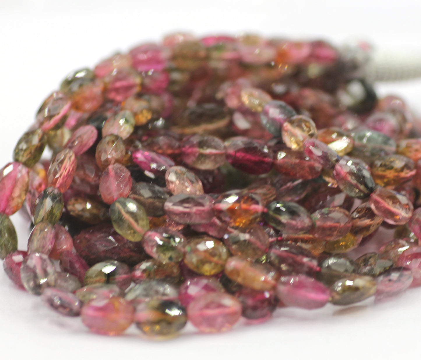 Tourmaline Fac oval Beads,Faceted Beads