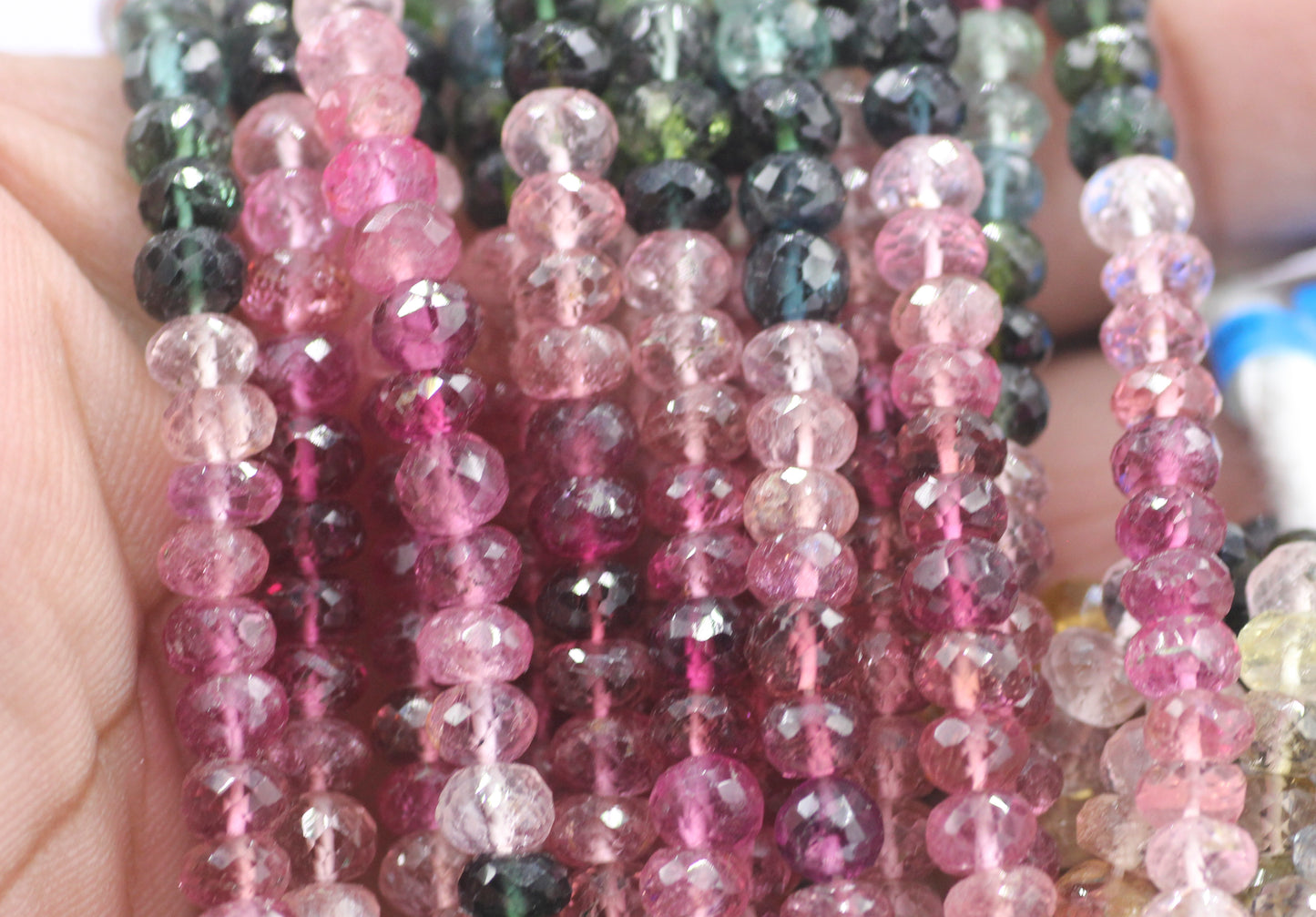 Tourmaline Fac Round Beads,Faceted Beads