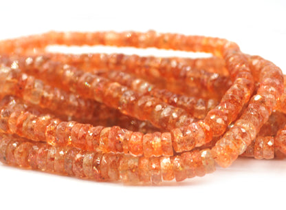 Sunstone Faceted Beads,Faceted Beads