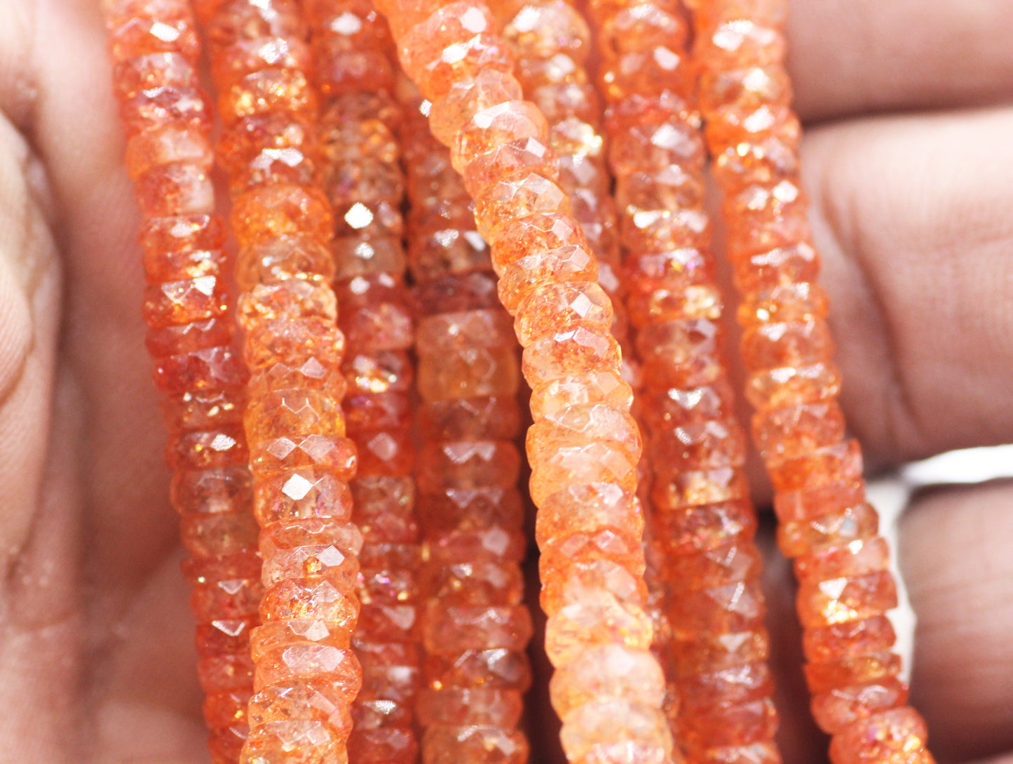 Sunstone Faceted Beads,Faceted Beads