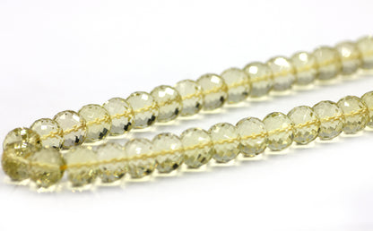 Lemon Quartz Beads,Faceted Beads