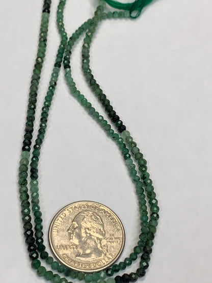 Emerald Natural Faceted Round 3mm