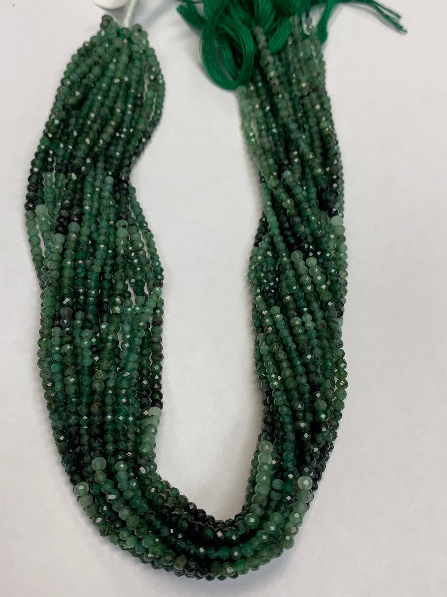 Emerald Natural Faceted Round 3mm