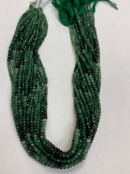 Emerald Natural Faceted Round 3mm
