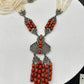 Pearl Coral Diamond Necklace