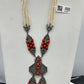 Pearl Coral Diamond Necklace