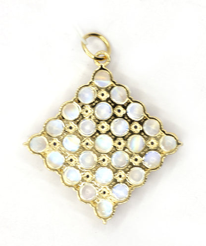 14k Solid Gold Diamond Pendants