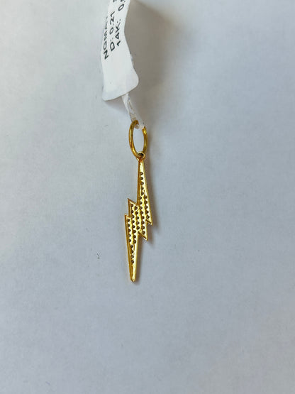 Light 14k Solid Gold Diamond Pendants