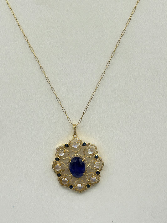 14k Solid Gold Diamond Pendants