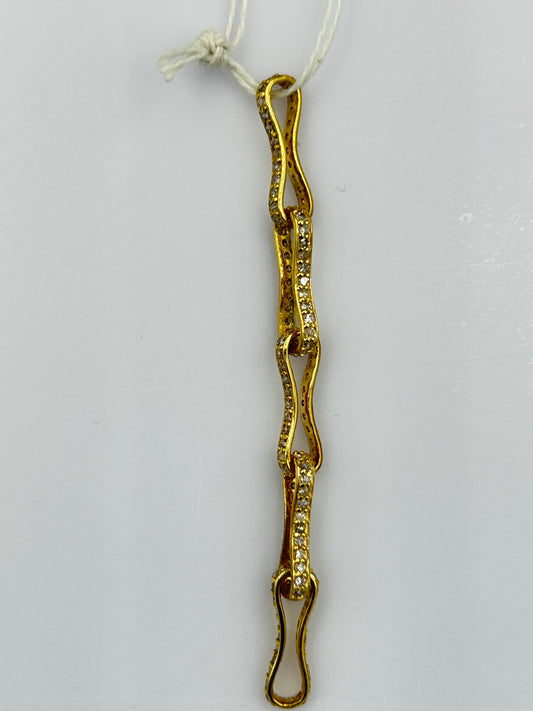 14k Solid Gold Diamond Pendants