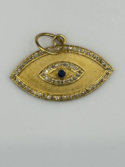 14k Solid Gold Diamond Pendants