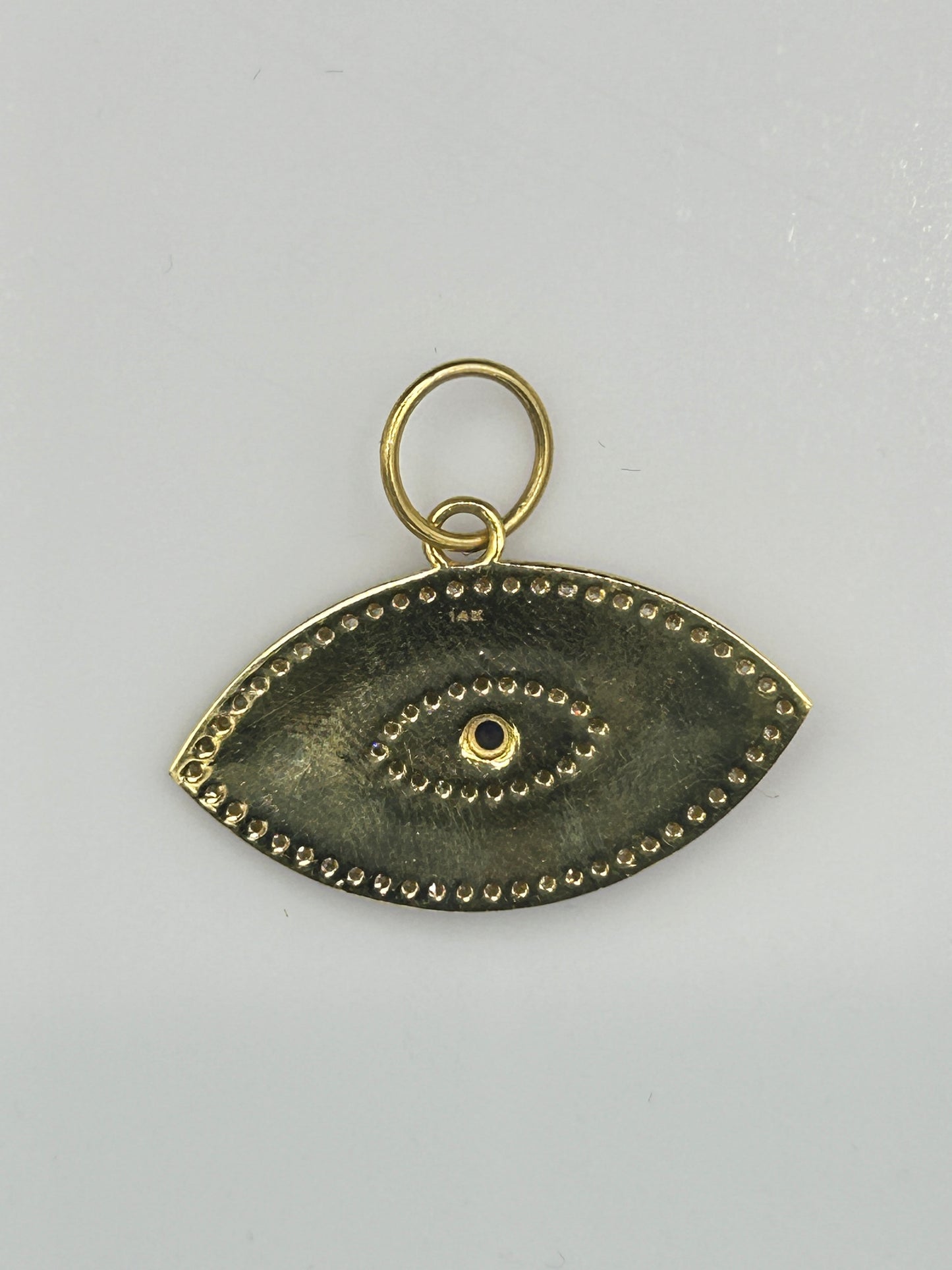 14k Solid Gold Diamond Pendants