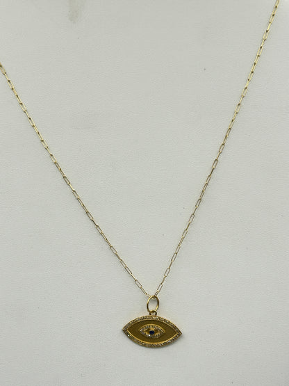14k Solid Gold Diamond Pendants