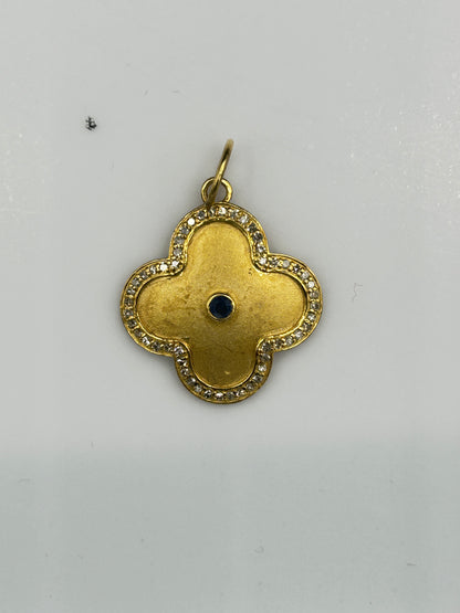 14k Solid Gold Diamond Pendants