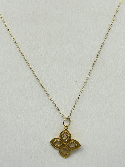 14k Solid Gold Diamond Pendants