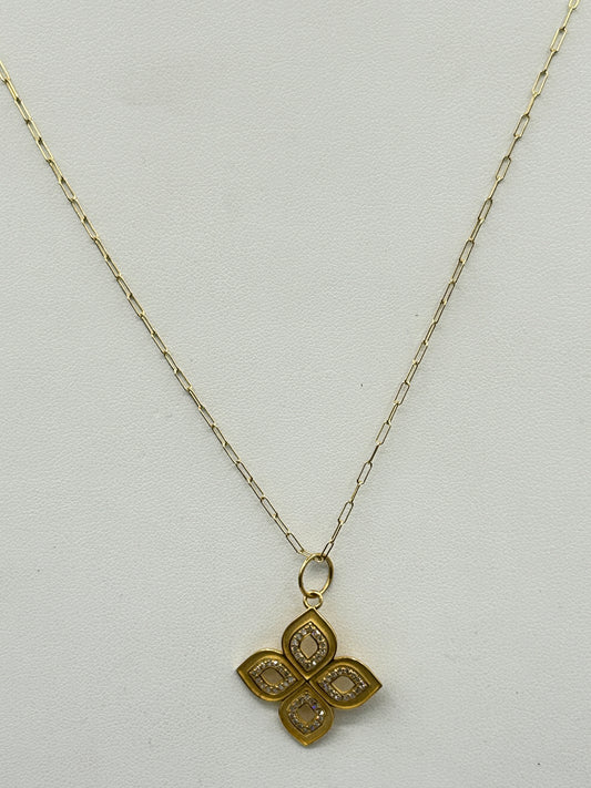 14k Solid Gold Diamond Pendants
