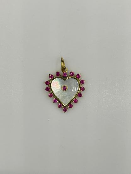 14K Gold Heart Pendant