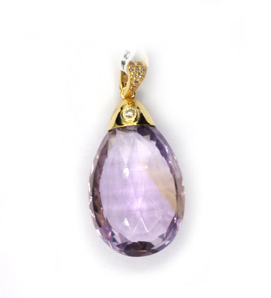 14k Solid Gold Diamond Pendants