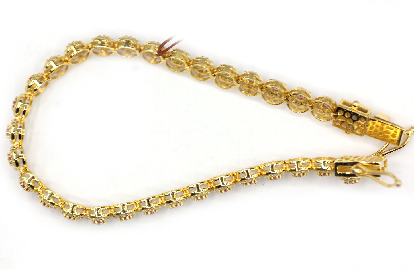 14k Solid Gold Diamond Bracelets