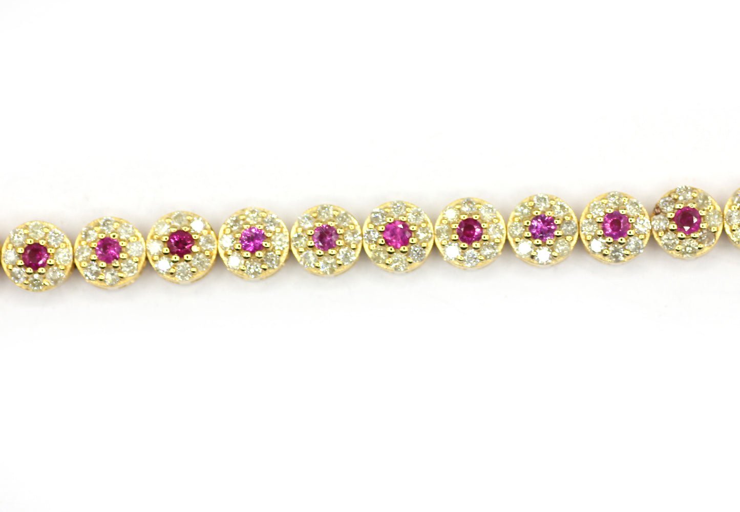 14k Solid Gold Diamond Bracelets